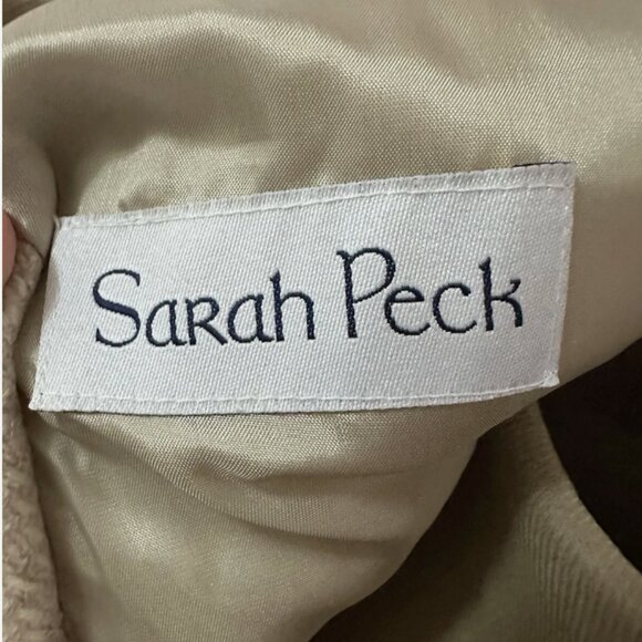 Zanella Women Basketweave Blazer Size 8 Champagne Color - Picture 6 of 9